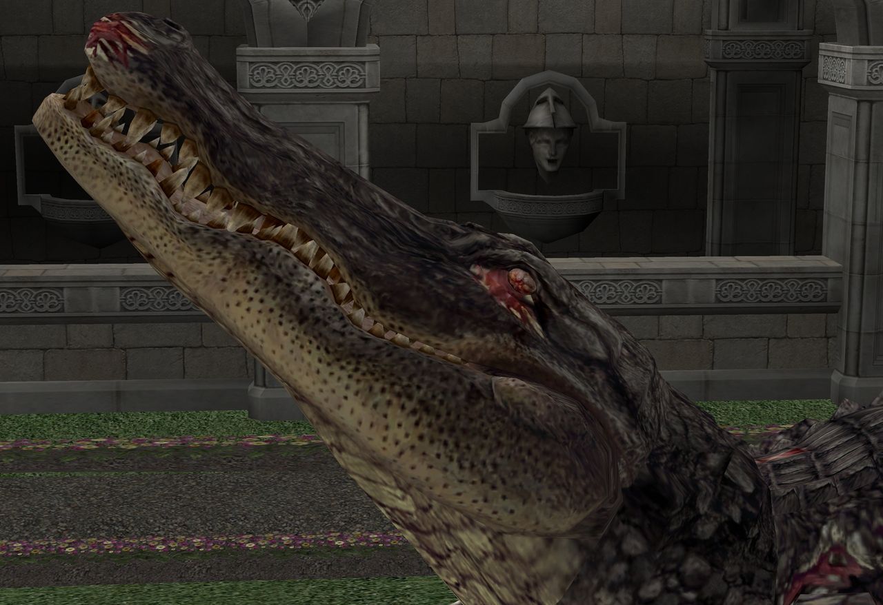 Claire Redfield and her pet Alligator (Vore) 25