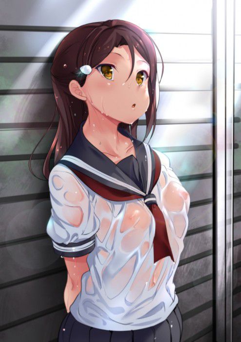 【Erotic Anime Summary】 Beautiful women and beautiful girls whose and underwear are completely visible due to wet sheer transparency 【Secondary erotica】 26