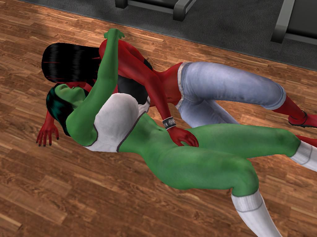 Green Vs. Red (The Sensational She-Hulk) 17
