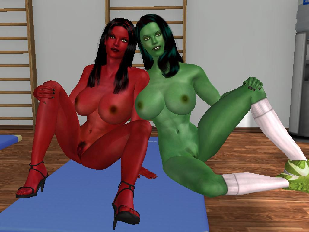 Green Vs. Red (The Sensational She-Hulk) 25