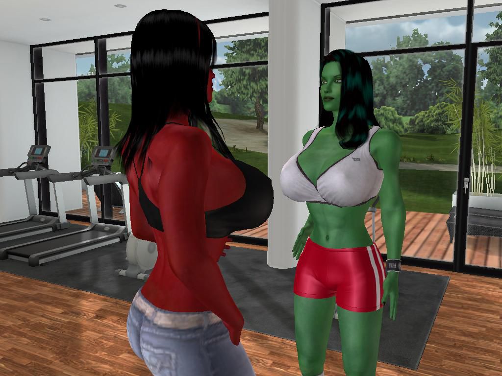 Green Vs. Red (The Sensational She-Hulk) 3