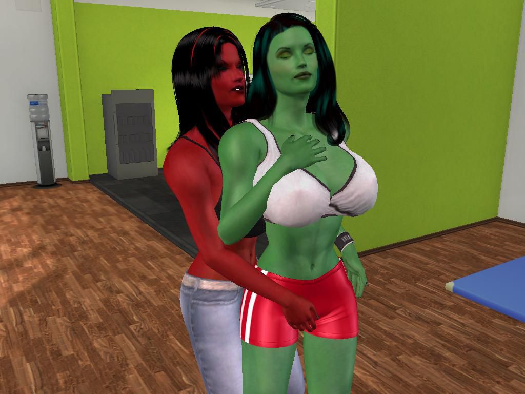 Green Vs. Red (The Sensational She-Hulk) 6