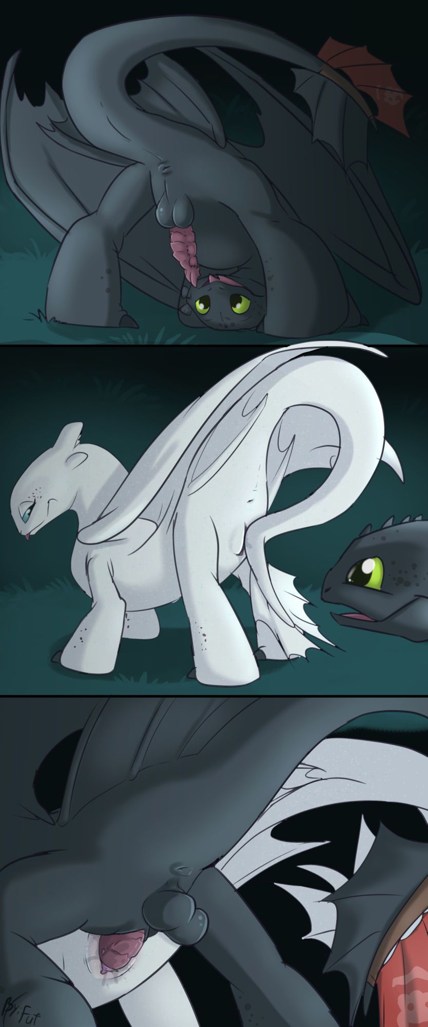 Toothless and Nubless Compilation (How to Train Your Dragon) 118