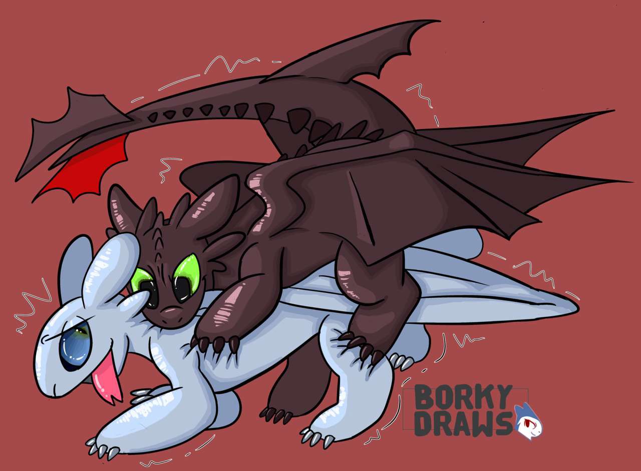 Toothless and Nubless Compilation (How to Train Your Dragon) 149