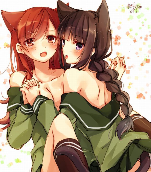 [Yuri/h image] straight and gachirezu Yuri couple Dokkidoki ♥ [secondary image .moe] Part2 2