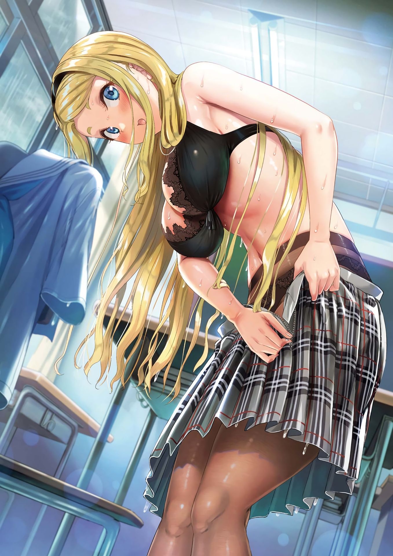 【Secondary Erotic】 Dosukebe Beauty and Beautiful Girls with Blonde Hair and Etchy Bodies 【Secondary Erotic】 11