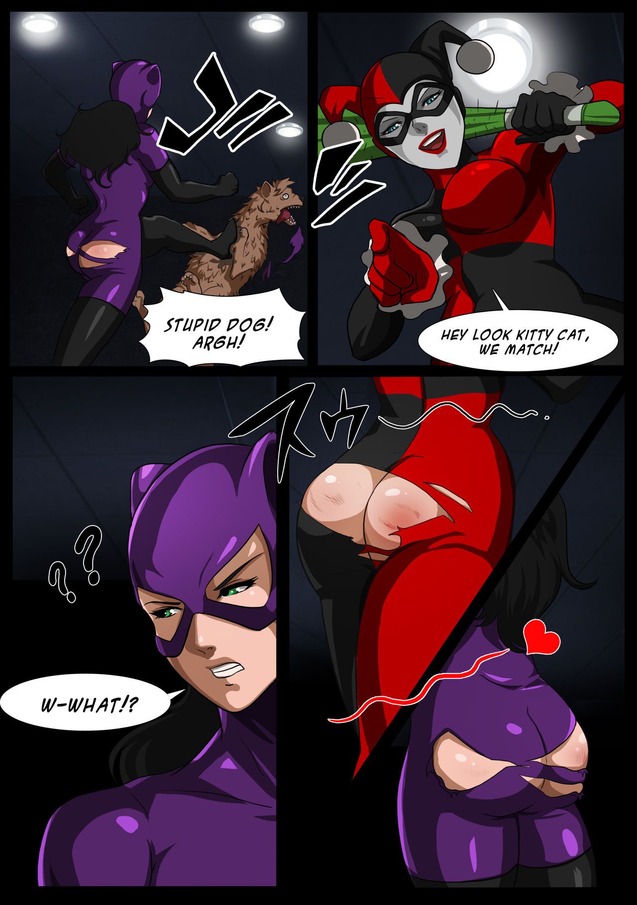 Catwoman vs Harley (in progress) 9