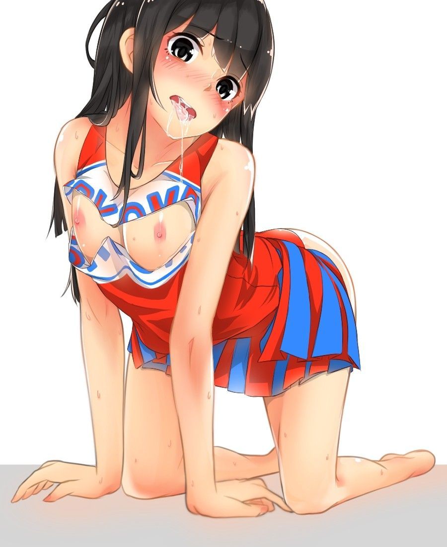 【Secondary erotica】 Erotic image of a cheer girl girl who also wants to cheer for sex is here 16