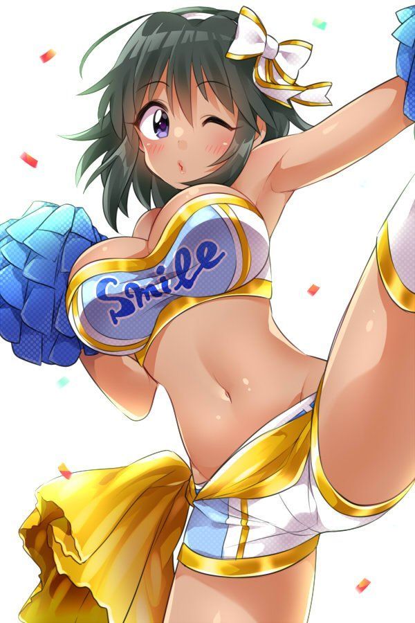 【Secondary erotica】 Erotic image of a cheer girl girl who also wants to cheer for sex is here 21