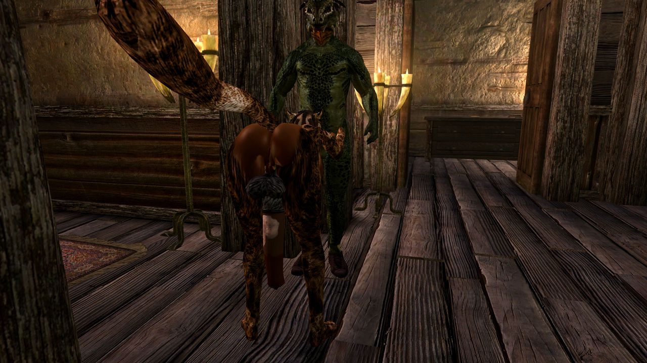 TESV Skyrim Futa-khajiit 8