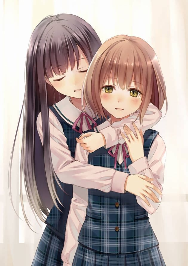 Yuri, erotic pictures, Yuri, Gachirezu, same-sex couple, thick kiss and ♥ [secondary image .moe] Part1 10