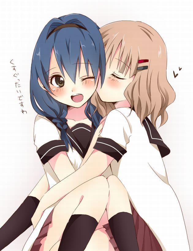 Yuri, erotic pictures, Yuri, Gachirezu, same-sex couple, thick kiss and ♥ [secondary image .moe] Part1 18