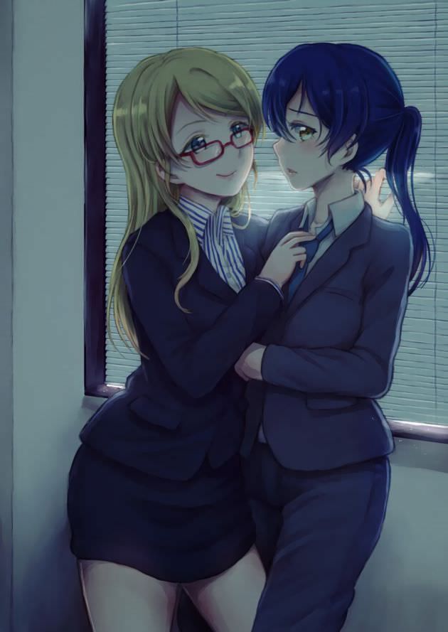 Yuri, erotic pictures, Yuri, Gachirezu, same-sex couple, thick kiss and ♥ [secondary image .moe] Part1 31