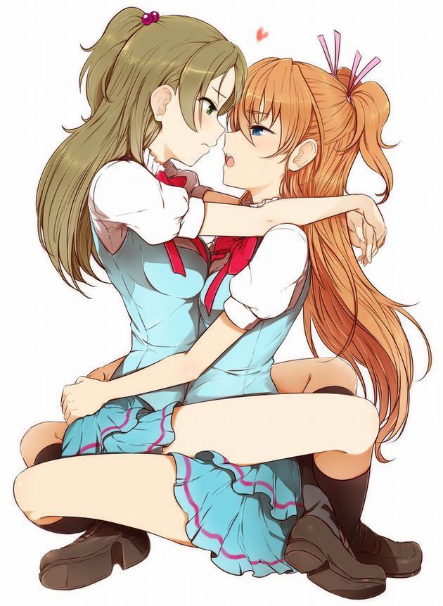 Yuri, erotic pictures, Yuri, Gachirezu, same-sex couple, thick kiss and ♥ [secondary image .moe] Part1 36