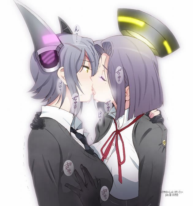 Yuri, erotic pictures, Yuri, Gachirezu, same-sex couple, thick kiss and ♥ [secondary image .moe] Part1 41