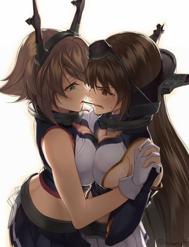 Yuri, erotic pictures, Yuri, Gachirezu, same-sex couple, thick kiss and ♥ [secondary image .moe] Part1 6