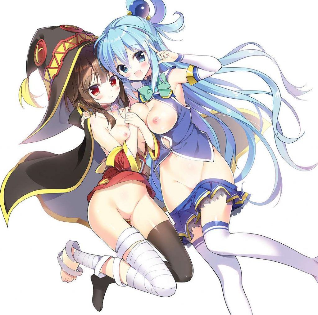 【Erotic Anime Summary】Bless this wonderful world! Erotic image of Aqua is here 【Secondary erotic】 14