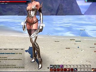 Tera: Castanic Whore Dancing on the Beach High Quility 6