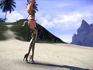 Tera: Castanic Whore Dancing on the Beach High Quility 8