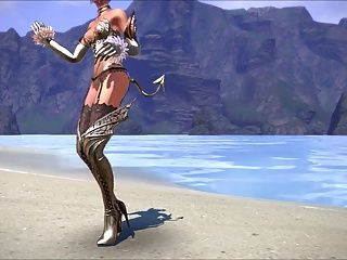 Tera: Castanic Whore Dancing on the Beach High Quility 9