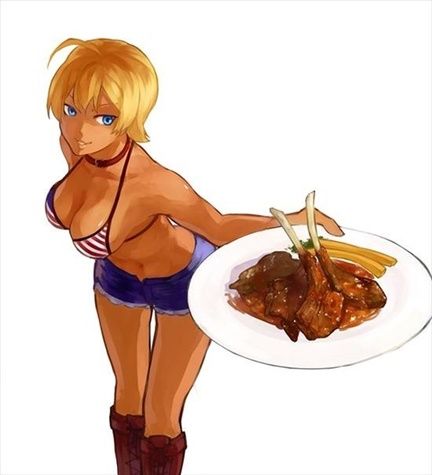 [Secondary image] I put the image of the most erotic character in the food: Shokugeki no soma 15