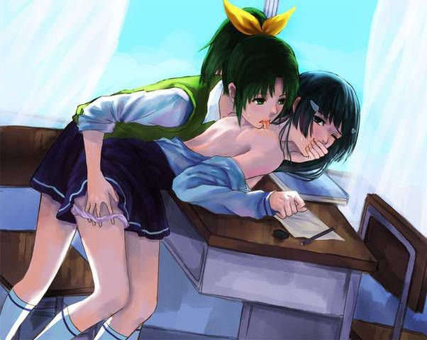 [58 pieces] two-dimensional yuri, lesbian girl erotic images collection!! 31 23