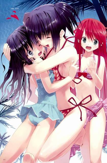 [58 pieces] two-dimensional yuri, lesbian girl erotic images collection!! 31 27