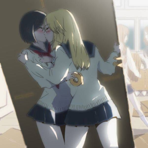 [58 pieces] two-dimensional yuri, lesbian girl erotic images collection!! 31 36