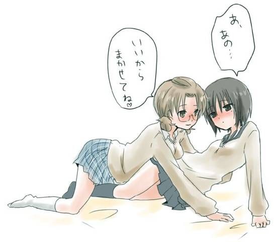 [58 pieces] two-dimensional yuri, lesbian girl erotic images collection!! 31 49