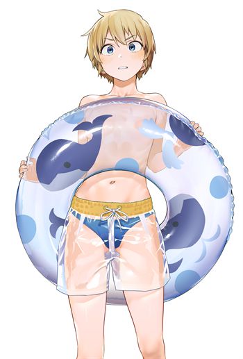 Erotic store bonus illustration such as switch version "Return to Blue Nagas Island" girl's erotic round-out swimsuit 11