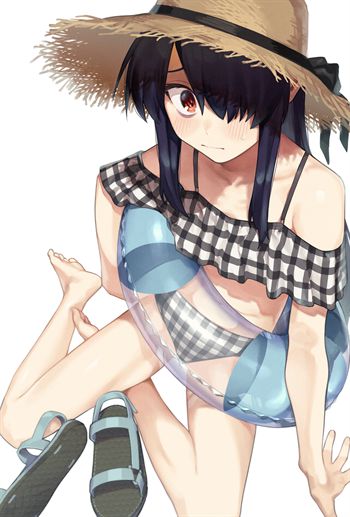 Erotic store bonus illustration such as switch version "Return to Blue Nagas Island" girl's erotic round-out swimsuit 2