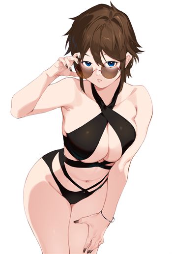 Erotic store bonus illustration such as switch version "Return to Blue Nagas Island" girl's erotic round-out swimsuit 8