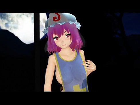 touhou yuyuko poledance MMD - 4 min 30