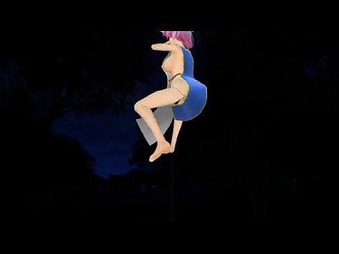 touhou yuyuko poledance MMD - 4 min 8