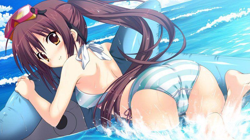 I collected a pretty girl in a swimsuit. 9