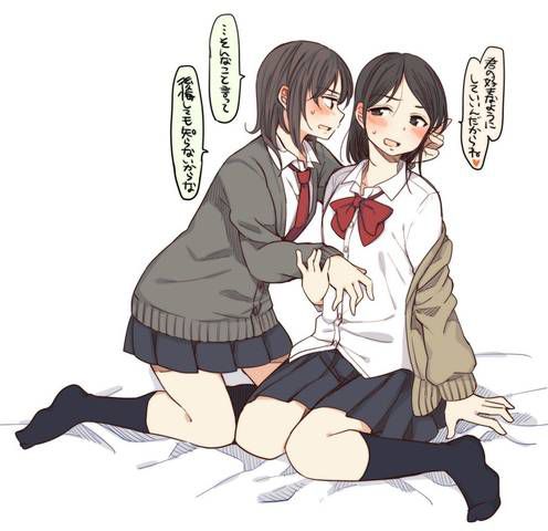 [58 photos] Two-dimensional yuri, lesbian girl erotic image Collection!! 29 10