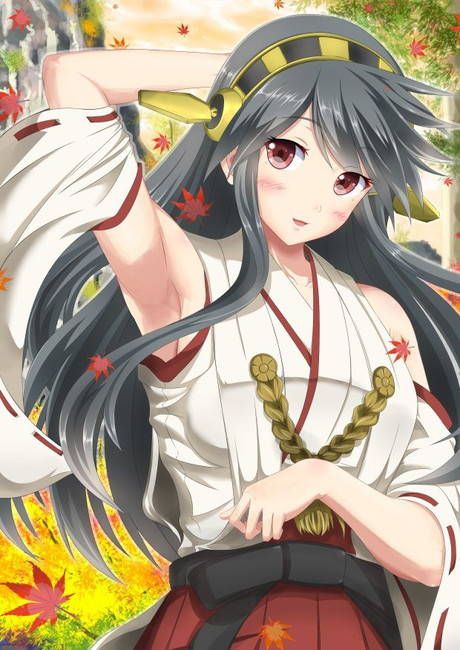 I collected the onaneta image of Haruna [Kantai collection]!! 5