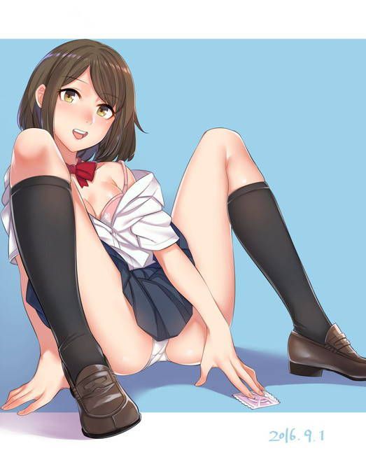 [50 students] wearing a uniform (sailor Blazer) secondary erotic image boring! Part68 19