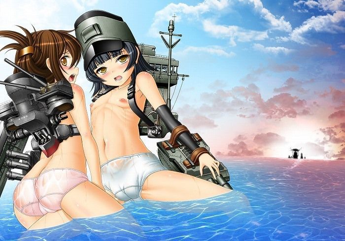 【Fleet Kokushon】 Let's paste together the erotic kawaii images of Den for free ☆ 3