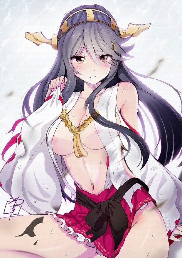I give to admiral this 31 sheets] transformation! Image collection of Haruna nipple/areolae 2