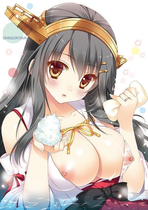 I give to admiral this 31 sheets] transformation! Image collection of Haruna nipple/areolae 30