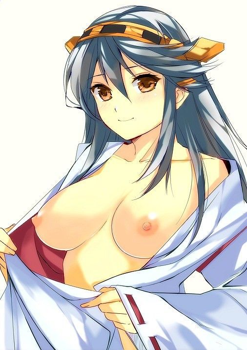 I give to admiral this 31 sheets] transformation! Image collection of Haruna nipple/areolae 6