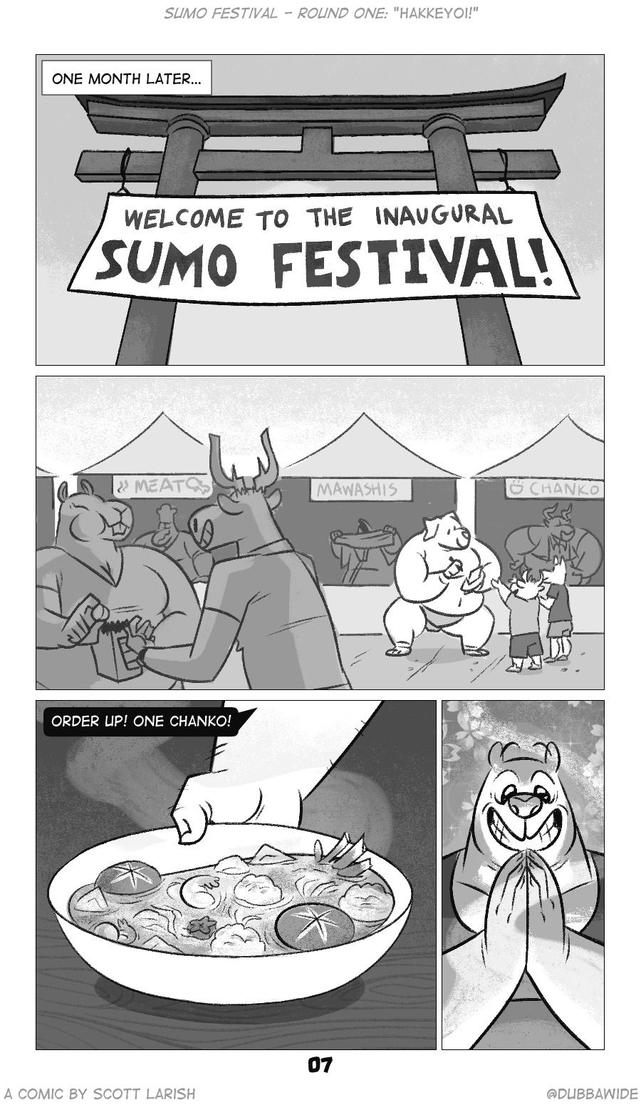 [scott larish] sumo festival [in progress] 8