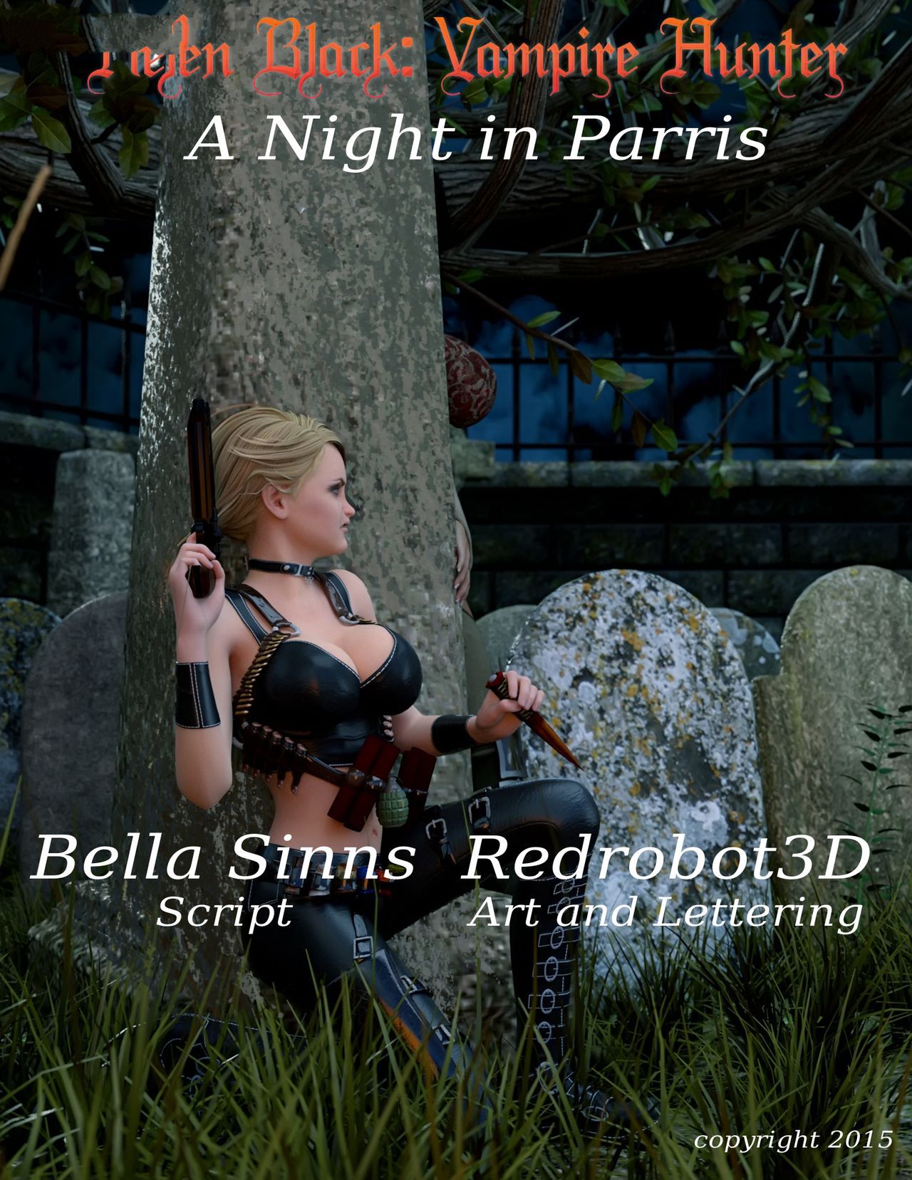 [Redrobot3D] Helen Black Vampire Hunter - A Night In Parris 2