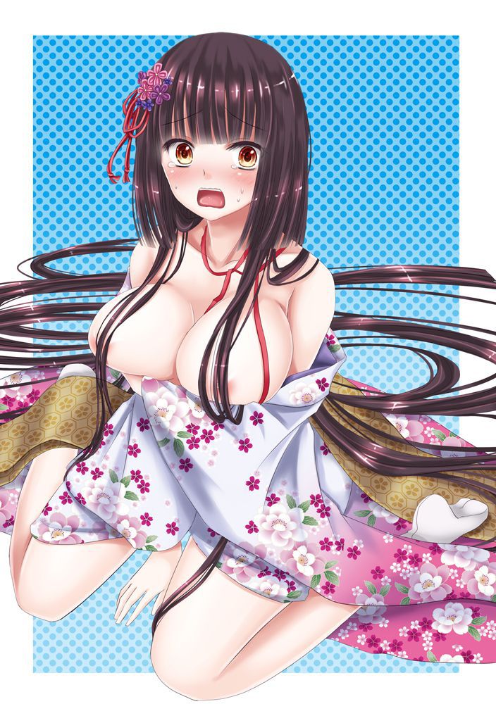 Kimono accumulating erotic images of Japanese clothes accumulating persevere 15