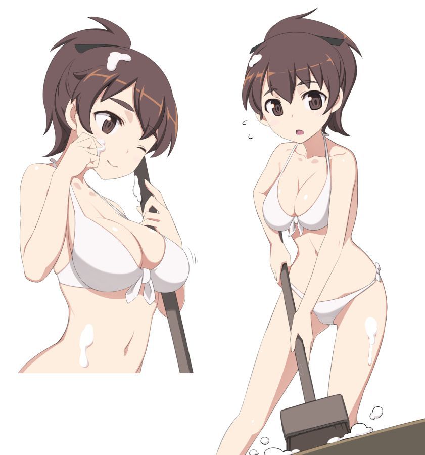 【Girls &amp; Panzer】 Let's paste erotic kawaii images of Yuzu Koyama together for free ☆ 1