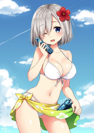 full of erotic secondary erotic images of the beach breeze! 【Fleet Kokushō】 8