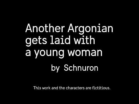 Argonian gets laid with a lonely young woman - 7 min 1