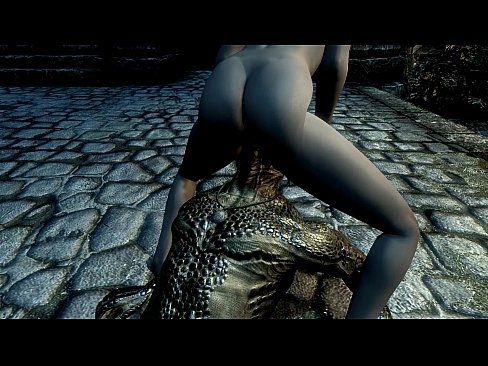 Argonian gets laid with a lonely young woman - 7 min 12