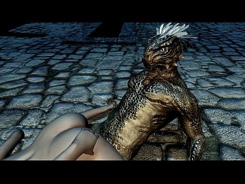 Argonian gets laid with a lonely young woman - 7 min 18